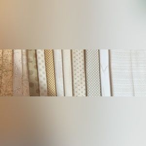 2 3/4+ yards Neutral Fabrics white/cream colors